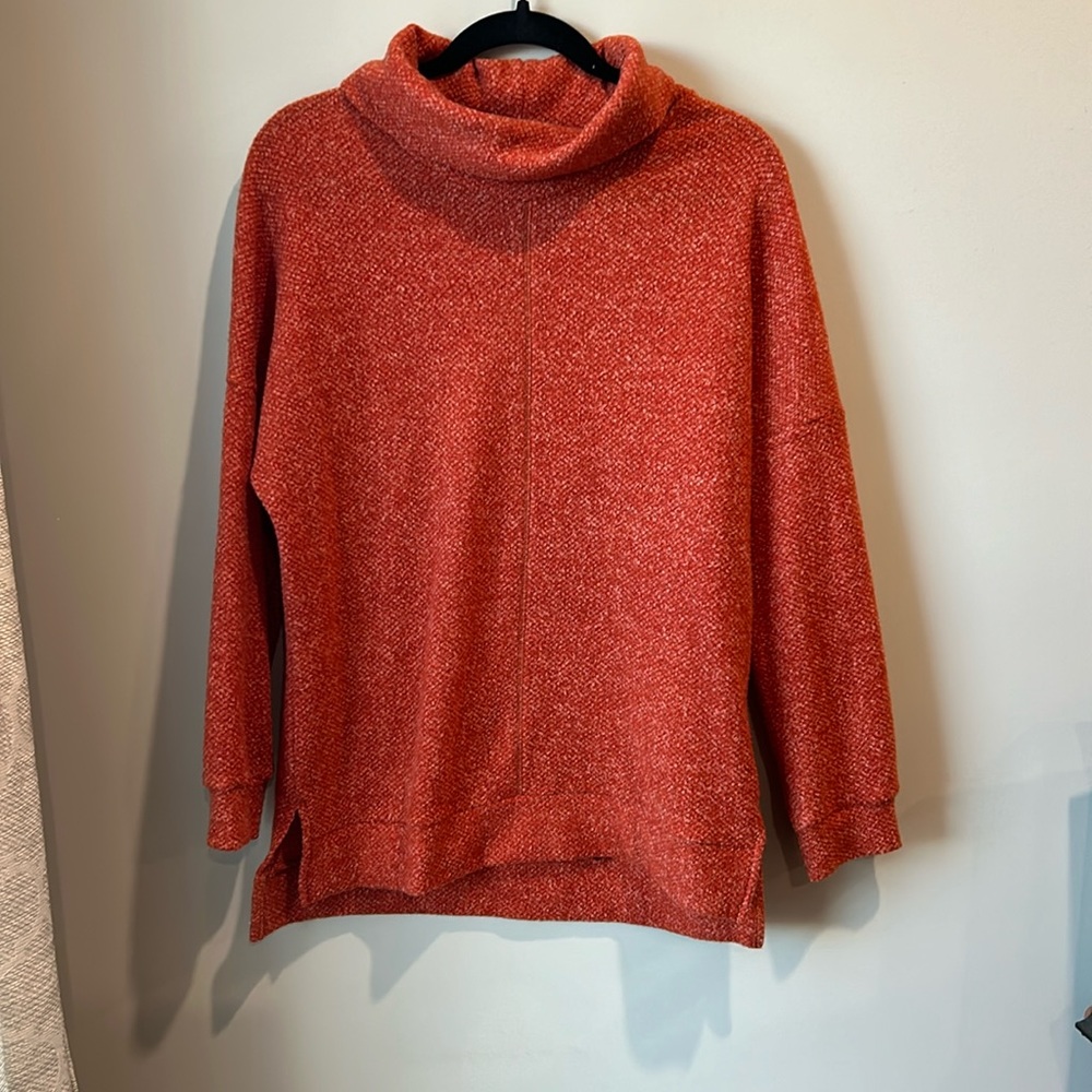 Soft orange sweater